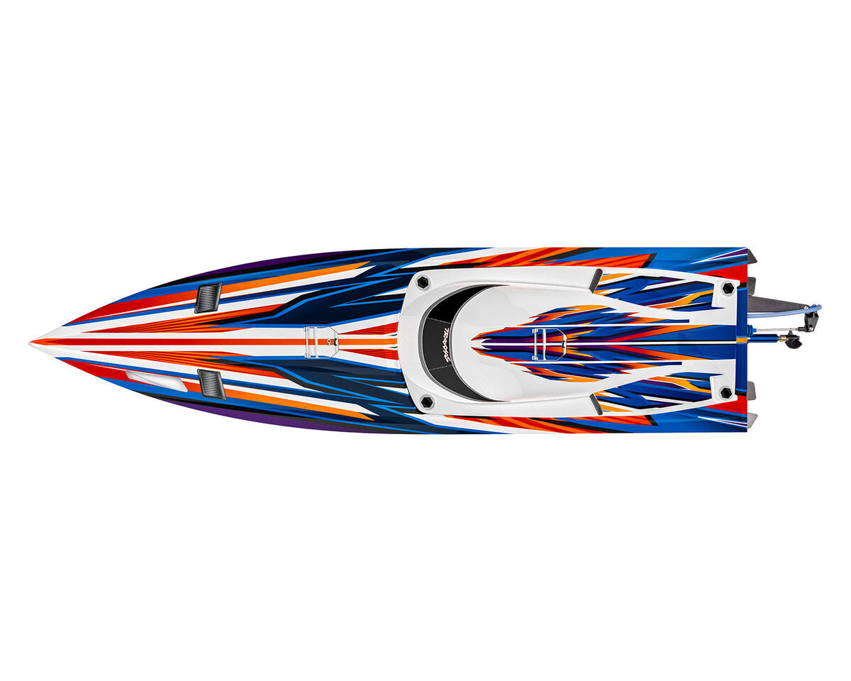 Bateau Traxxas Spartan SR VXL 6S TQi ID TSM RTR 103076-4 orange