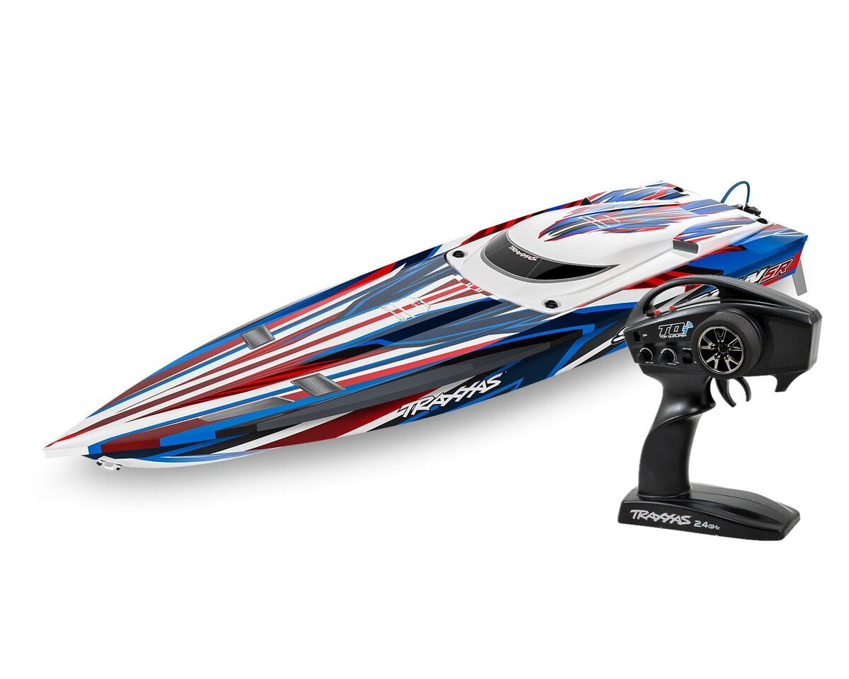 Bateau Traxxas Spartan SR VXL 6S TQi ID TSM RTR 103076-4 rouge