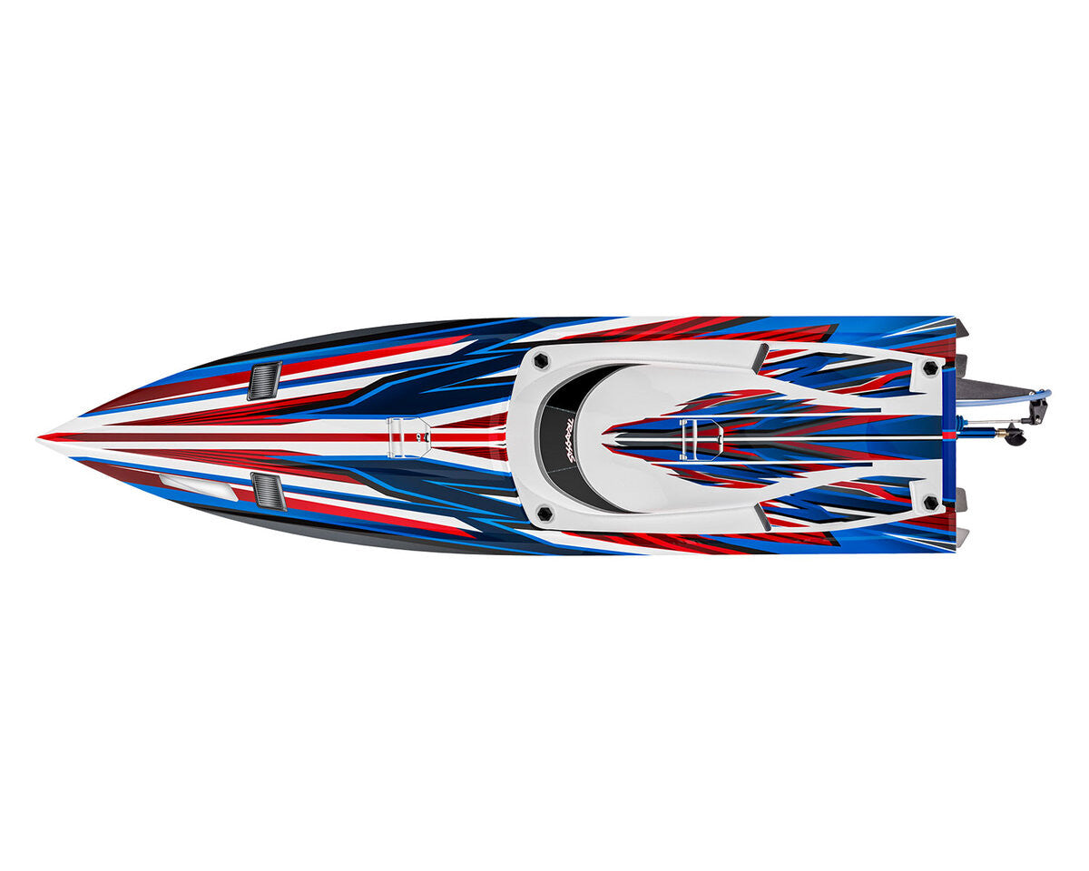 Bateau Traxxas Spartan SR VXL 6S TQi ID TSM RTR 103076-4 rouge