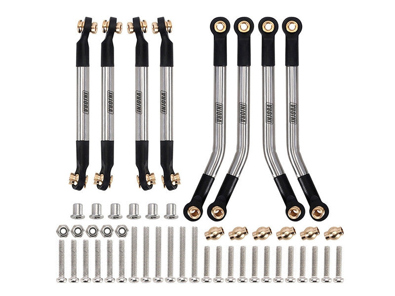 Injora Kit de biellettes alu pour FMS 1/18 FCX18