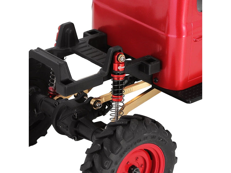 Injora 45mm Amortisseurs rouge avec huiles pour FMS FCX24 FCX18