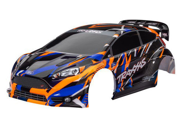 Carrosserie Ford Fiesta ST Rally VXL orange - Traxxas 7427-ORNG