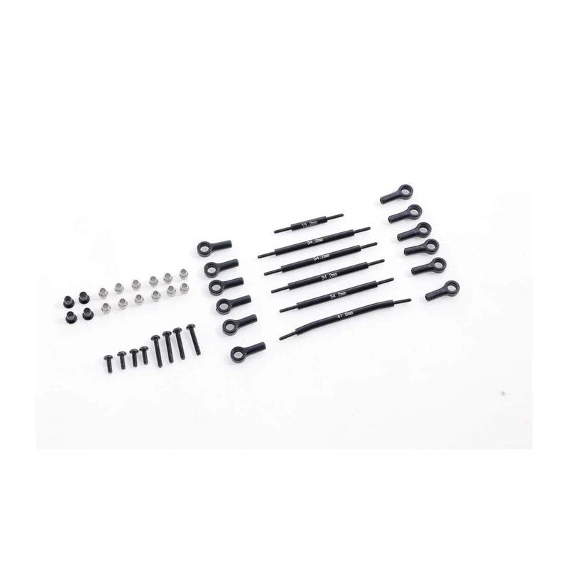 Jeu de tiges métalliques 1/18 FCX18 LC80 land cruiser - FMSC2266