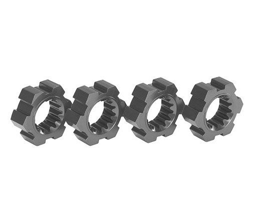 Moyeux de Roue Alu gris (4) X-Maxx/XRT - Traxxas 7756-GRAY