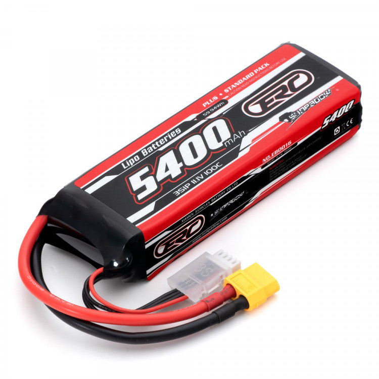 Batterie LiPo 3S 11,1V 5400mAh 100C 3S1P XT60
