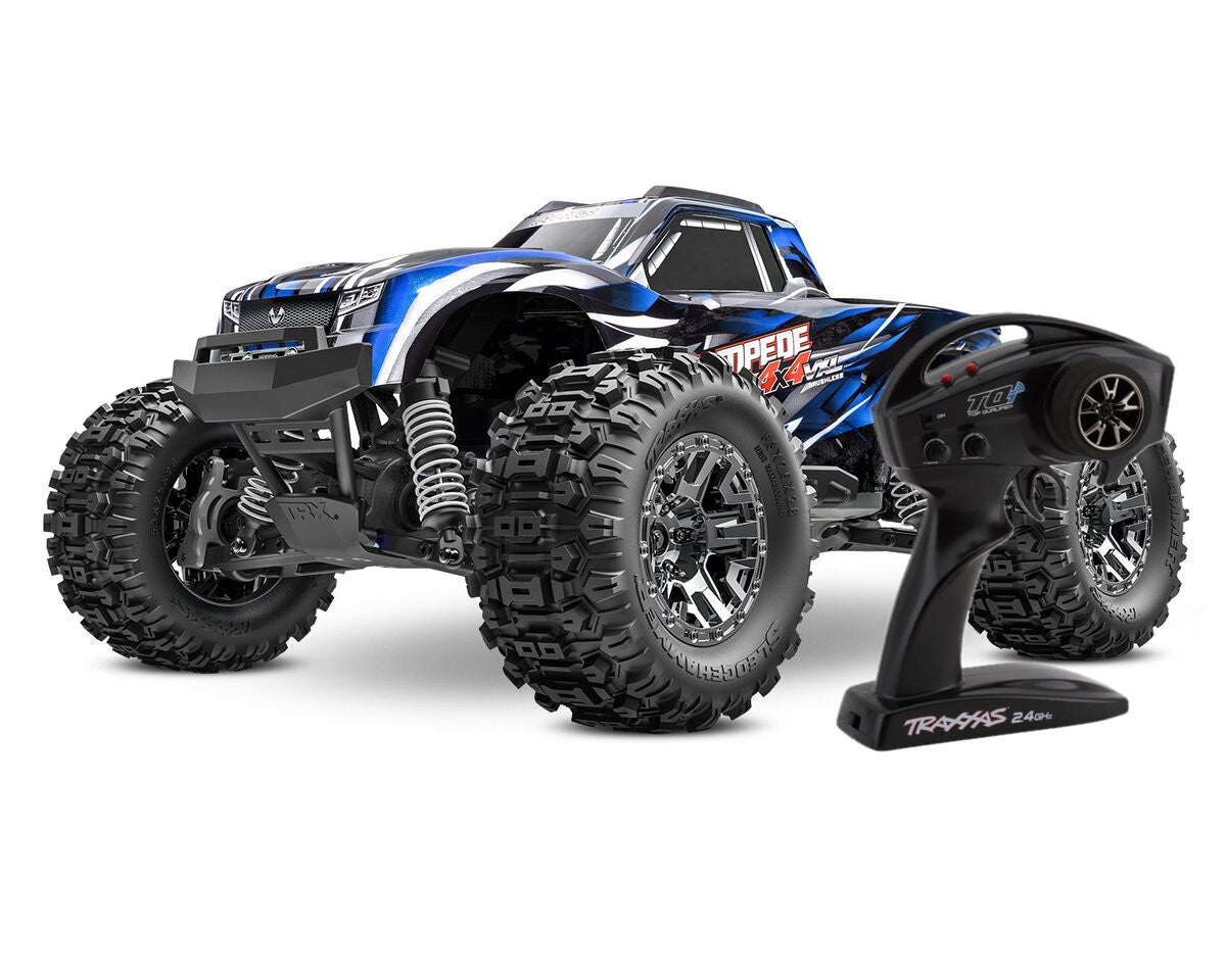 Traxxas Stampede 4x4 VXL HD 3s 1/10 RTR TQi TSM 90376-4 bleu