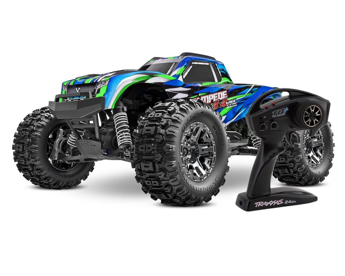 Traxxas Stampede 4x4 VXL HD 3s 1/10 RTR TQi TSM 90376-4 vert