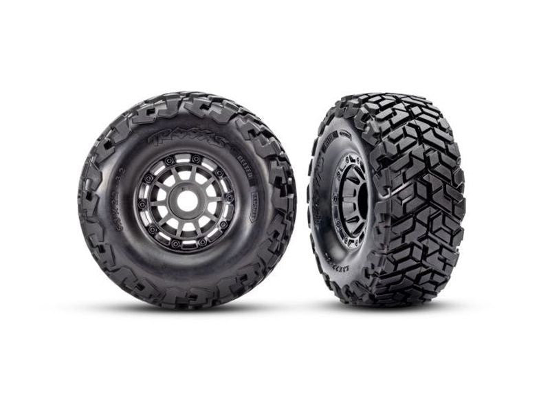 Roues montées collées gris Maxx Slash 10272