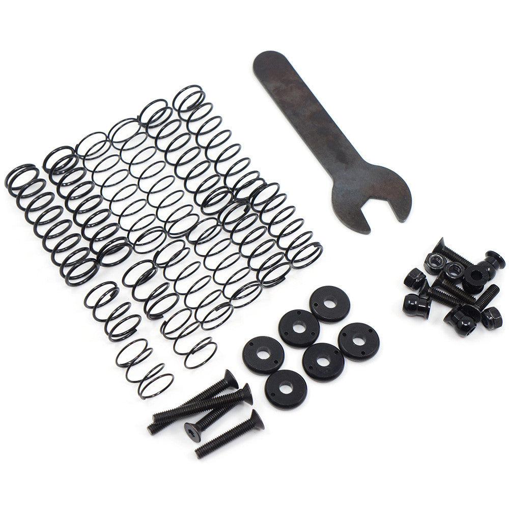 Yeah Racing 2 Amortisseurs Desert Lizard 100mm gris pour Crawler 1/10