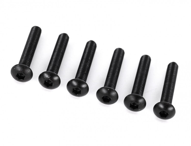 Vis M4x24 à tête bombée à six pans creux (6) - Traxxas 2455