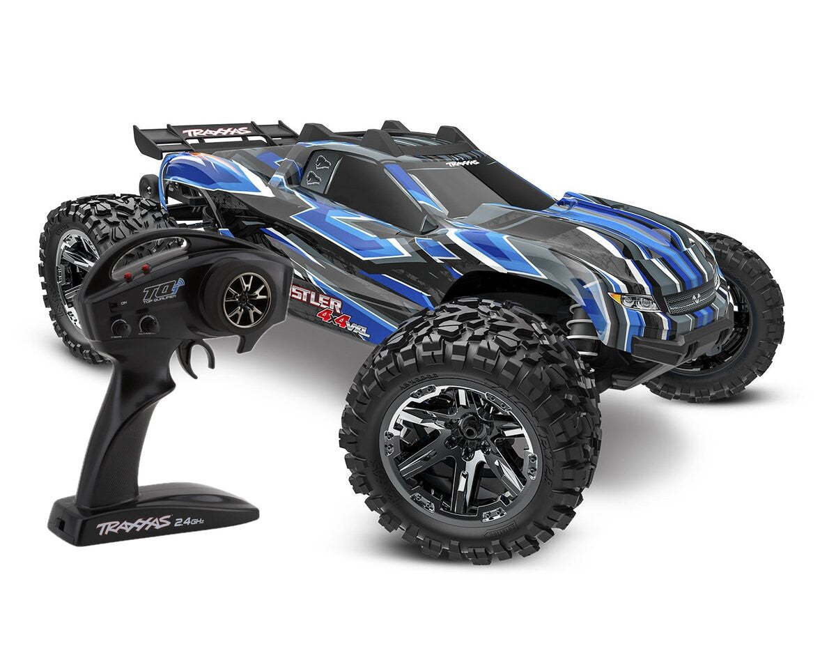 Traxxas Rustler 4x4 HD VXL Brushless 1/10 RTR - 67376-4 bleu