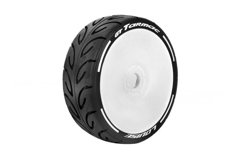 2 pneus et jantes GT-Tarmac MFT 17mm louise 1/8 buggy thermique & GT-Rally (x2) - L-T3285SW