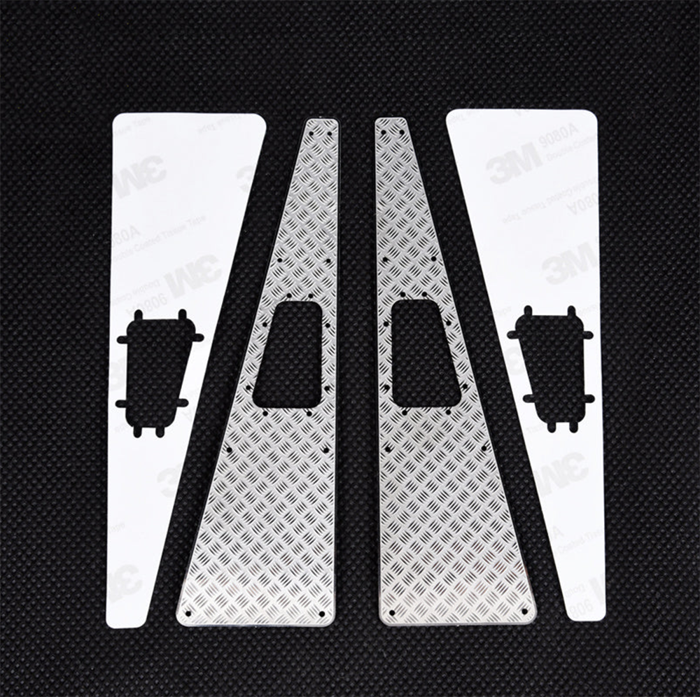 INJORA Grille d'admission à plaque antidérapante en métal pour Traxxas TRX-4 Defender