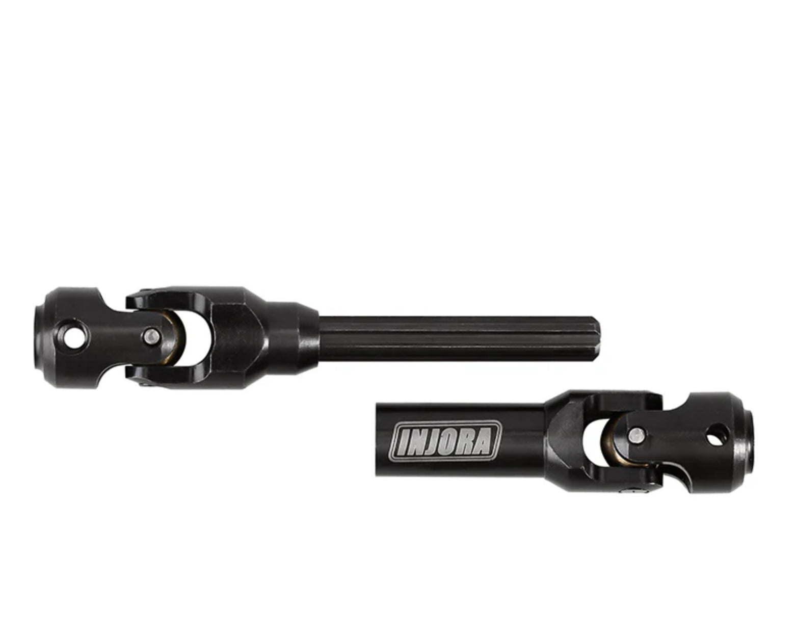INJORA Arbre d'entraînement robuste en acier pour voiture 1/10 RC 84-102mm