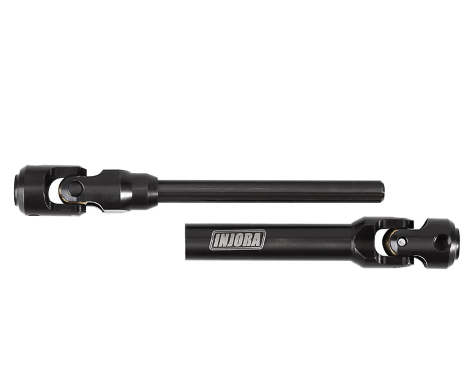 INJORA Arbre d'entraînement robuste en acier pour voiture 1/10 RC 104-139mm