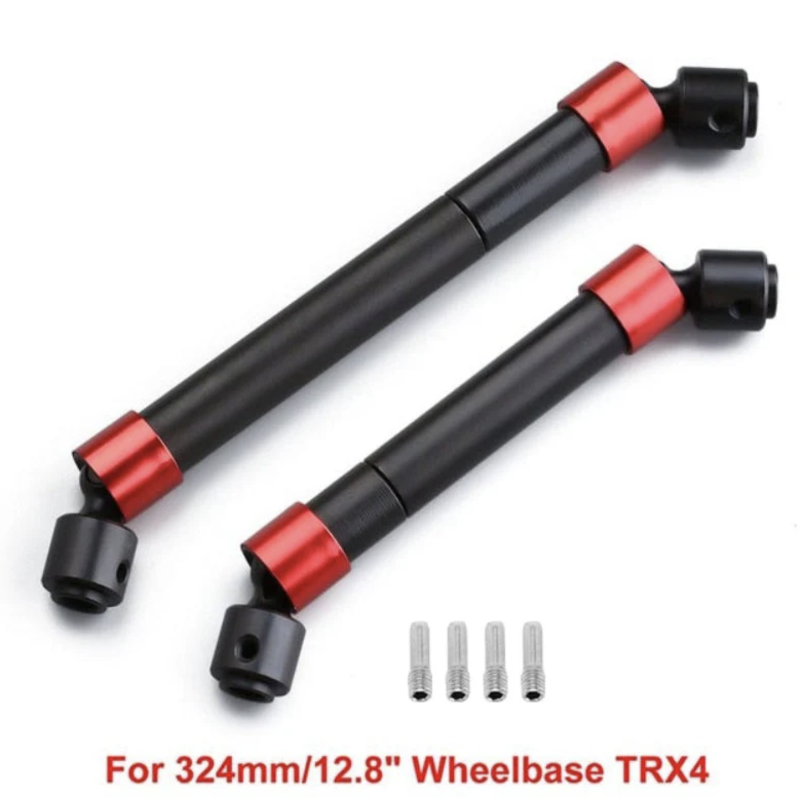 INJORA 2 arbre d'entraînement CVD en métal pour Traxxas TRX-4 312mm