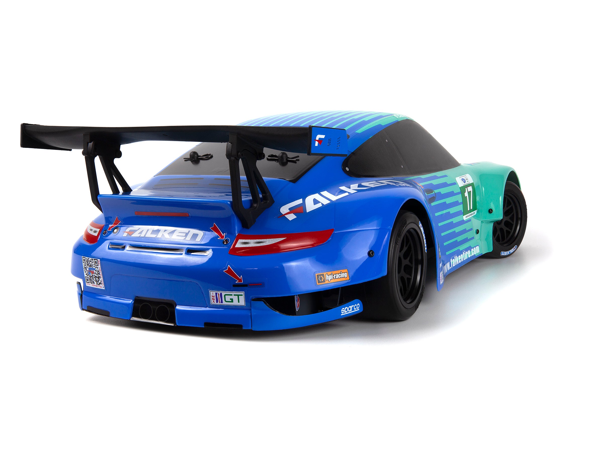 HPI Racing Sport 3 Porsche 911 GT3 RSR Falken - 160780