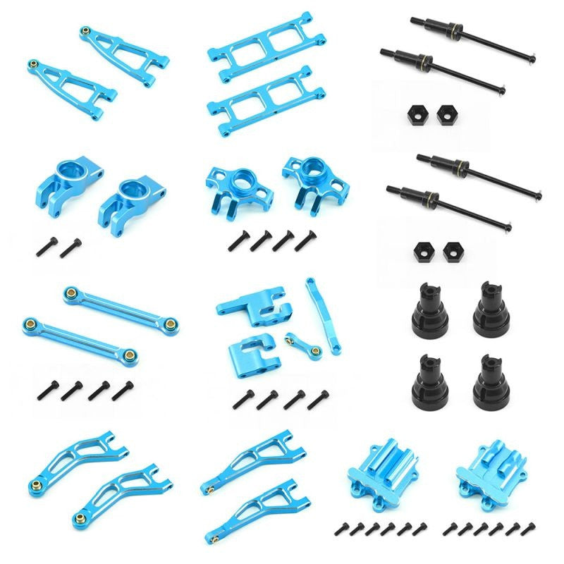 Kit upgrade Set Arrma Grom 1/18 alu anodisée bleu H-SPEED