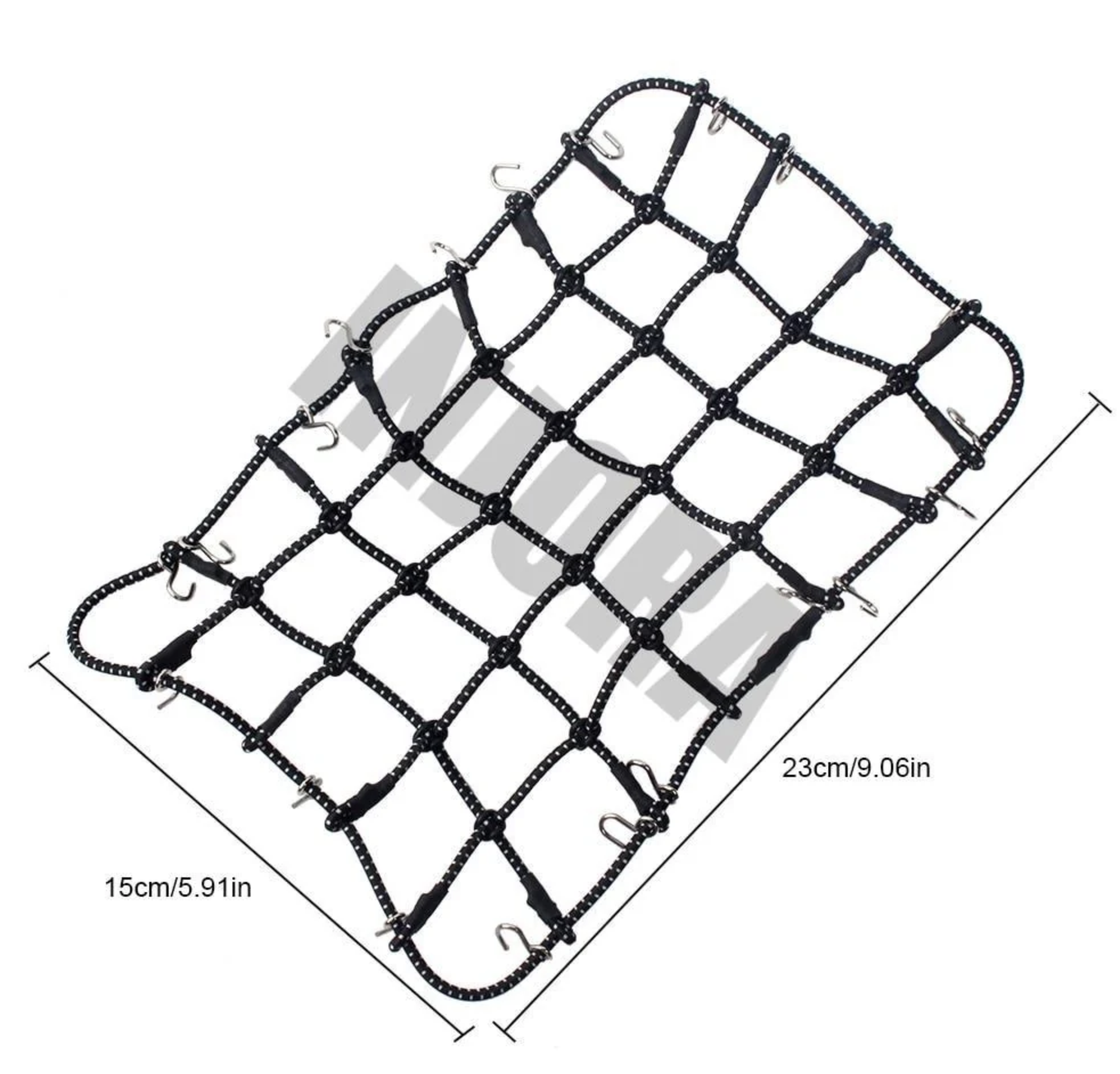 INJORA Filet à bagages élastique noir pour crawler 1/10