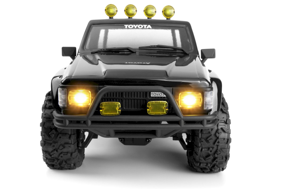 Crawler HPI Venture18 Flux V2 1985 Toyota Hilux SR5 noir - 160968 - Breizh Modélisme.