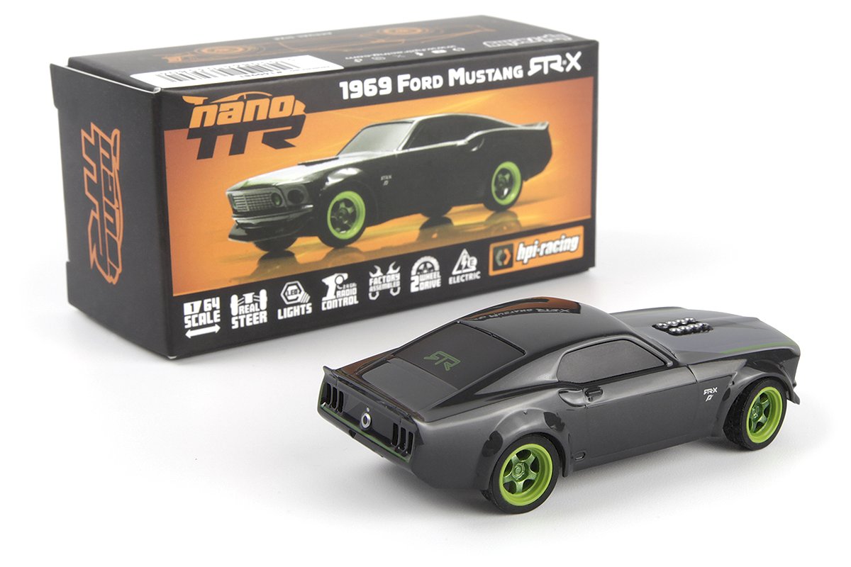 HPI 1/64 nano TTR 1969 Ford Mustang RTR-X (voiture uniquement) - HP160981
