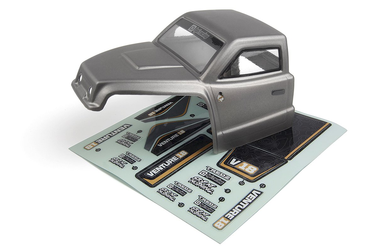 Carrosserie peinte HPI Racing Venture 18 CC Ridgeline Gris anthracite - HP161121