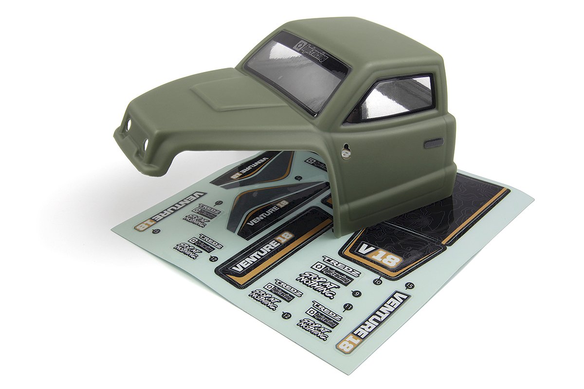 Carrosserie peinte HPI Racing Venture 18 CC Ridgeline Vert - HP161122