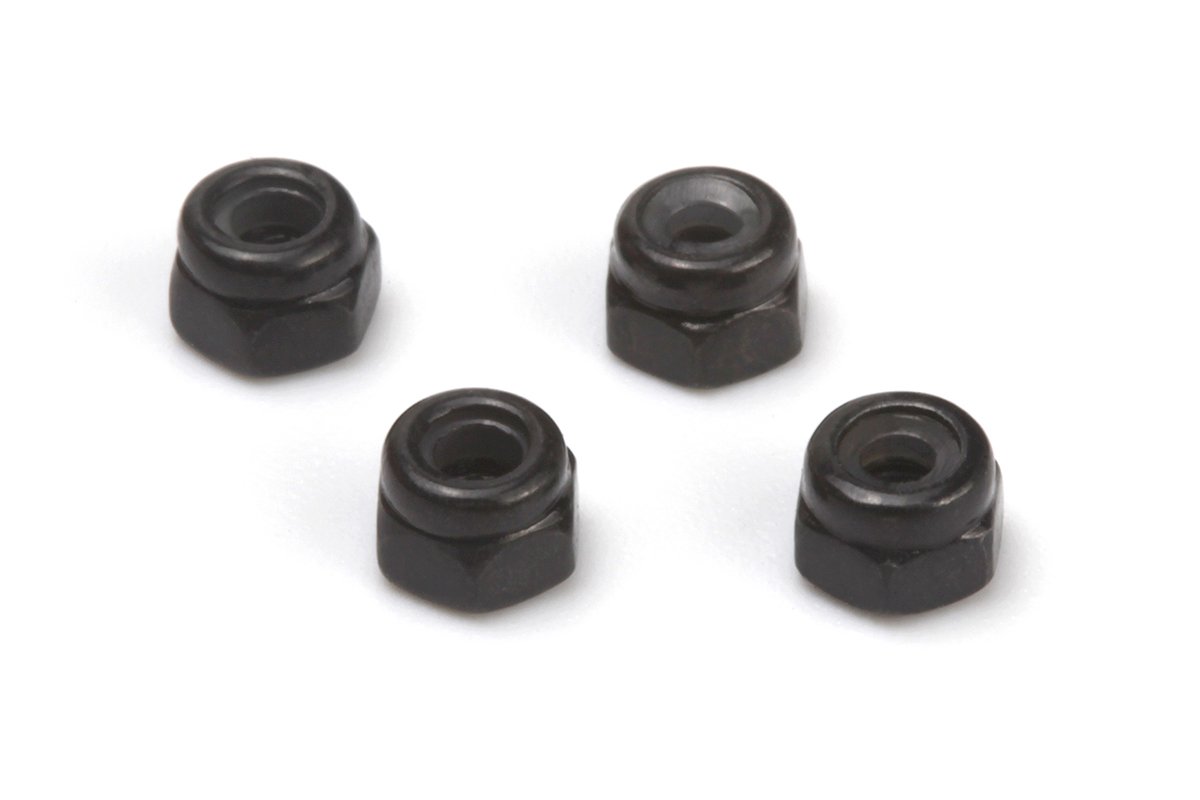 Écrou de blocage HPI Racing M2 (noir/4 pcs) - HP161187