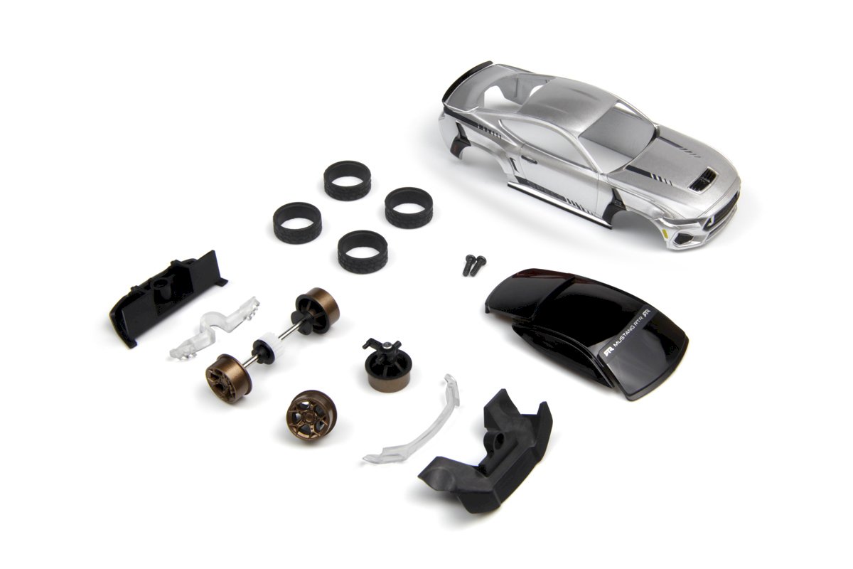 Carrosserie HPI Racing nano-TTR Ford Mustang RTR Spec5 1/64 Argent 161434