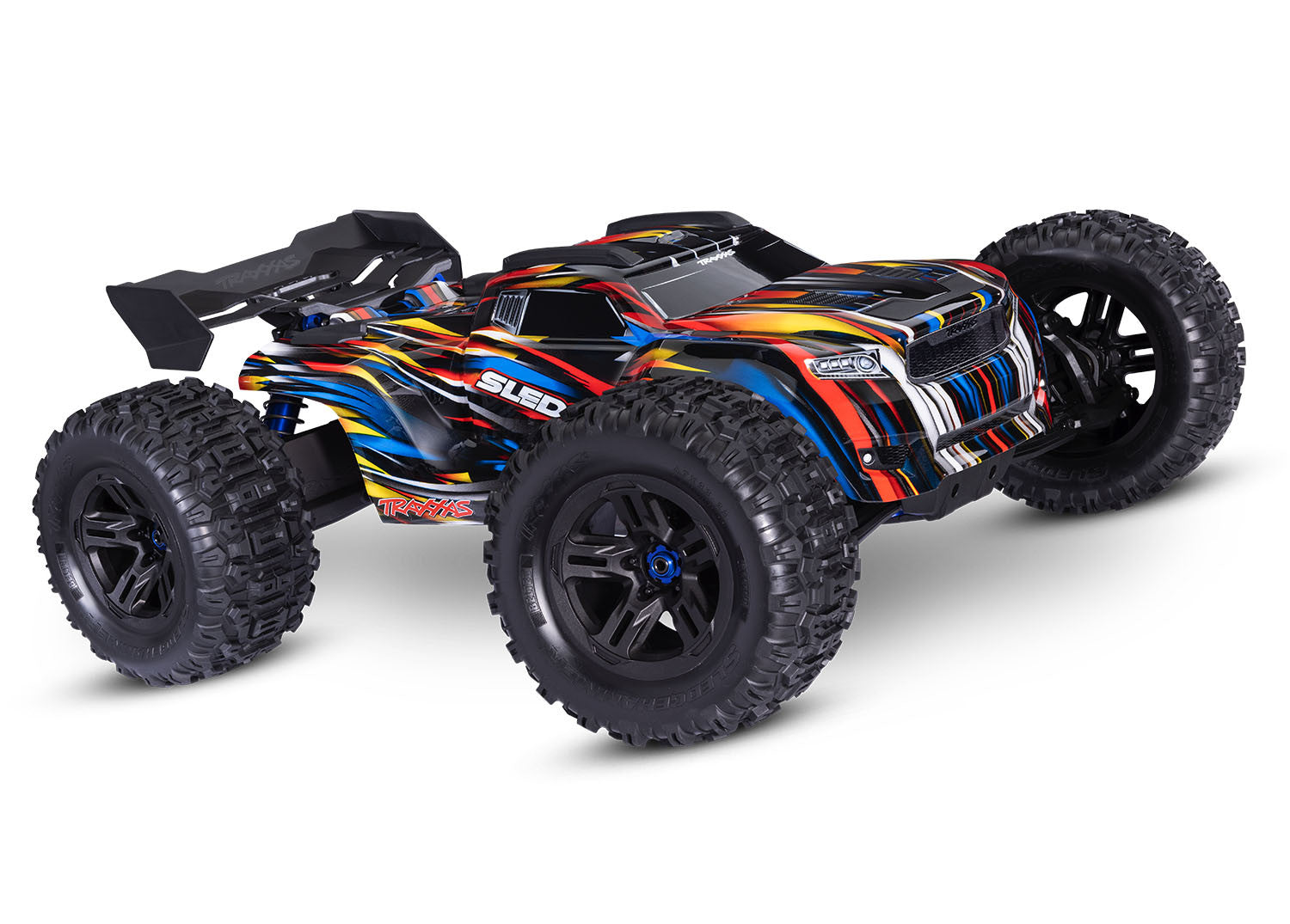 Traxxas Sledge 1/8 Brushless belted bleu VXL 6S TQi ID RTR - 95096-4