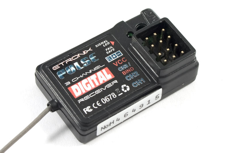 Etronix Récepteur 3 voies 2.4gh GFSK ET1095