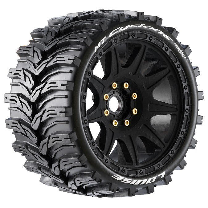 2 Pneus et roues MT-CYCLONE soft MFT Speed 3,8 (Hexagone amovible 0 & 1/2 Offset) 3356SB