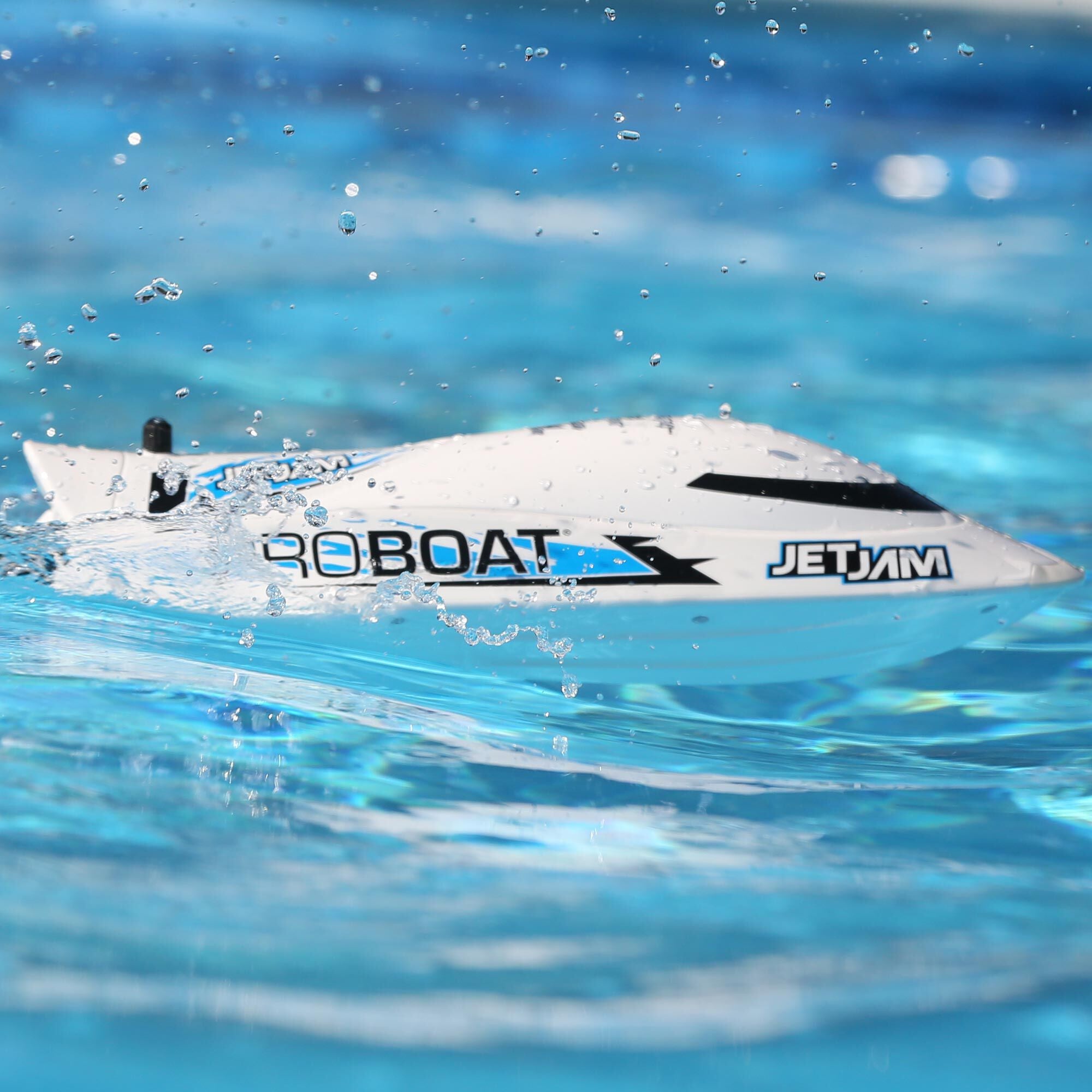 Jet Jam V2 12 blanc Racer brossé RTR PRB08031V2T2"