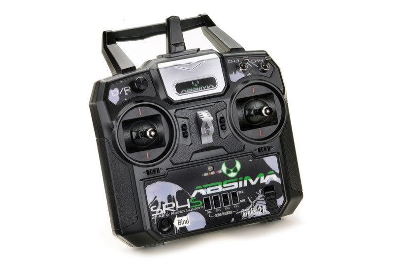 Radio 4 voies SR4S" Stick 2.4GHz avec récepteur pour Voitures RC