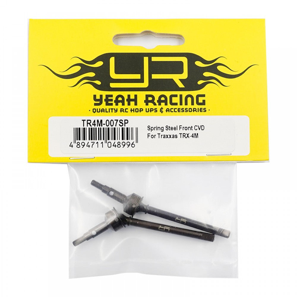 Cardans avant CVD en acier à ressort pour TRX-4M Yeah Racing