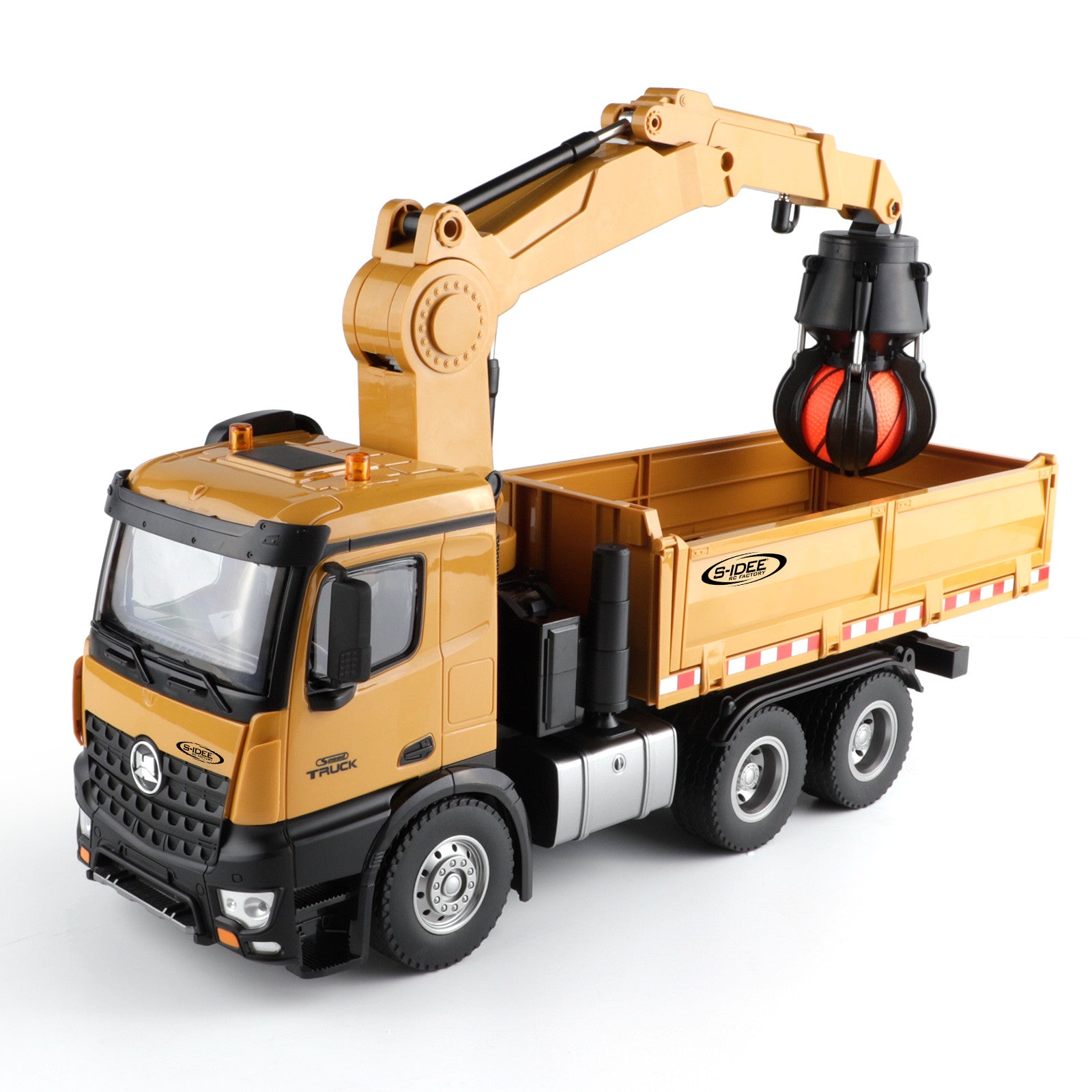 Camion Timber Grab" 1/14 - Huina 1575 avec 2 grappins"