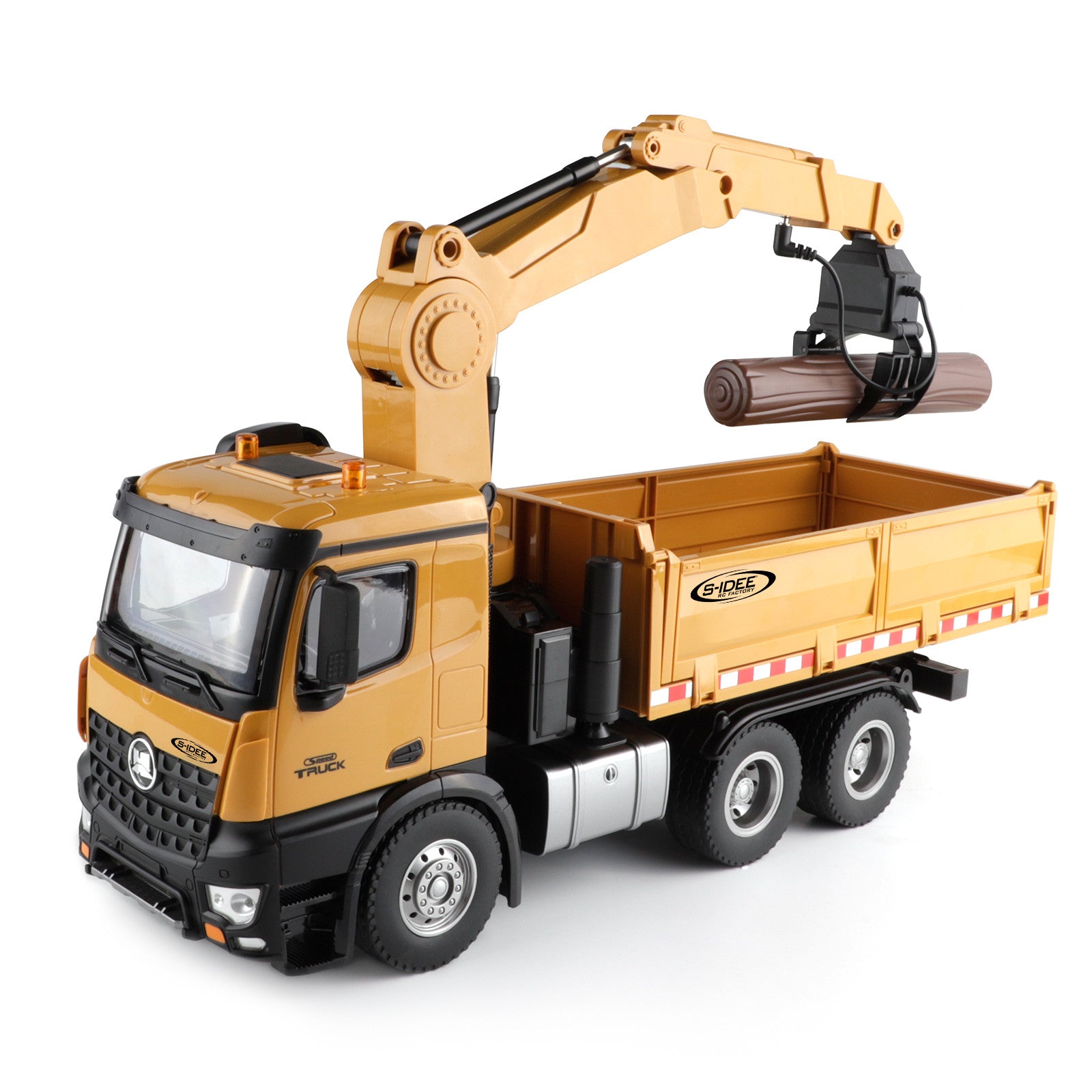 Camion Timber Grab" 1/14 - Huina 1575 avec 2 grappins"