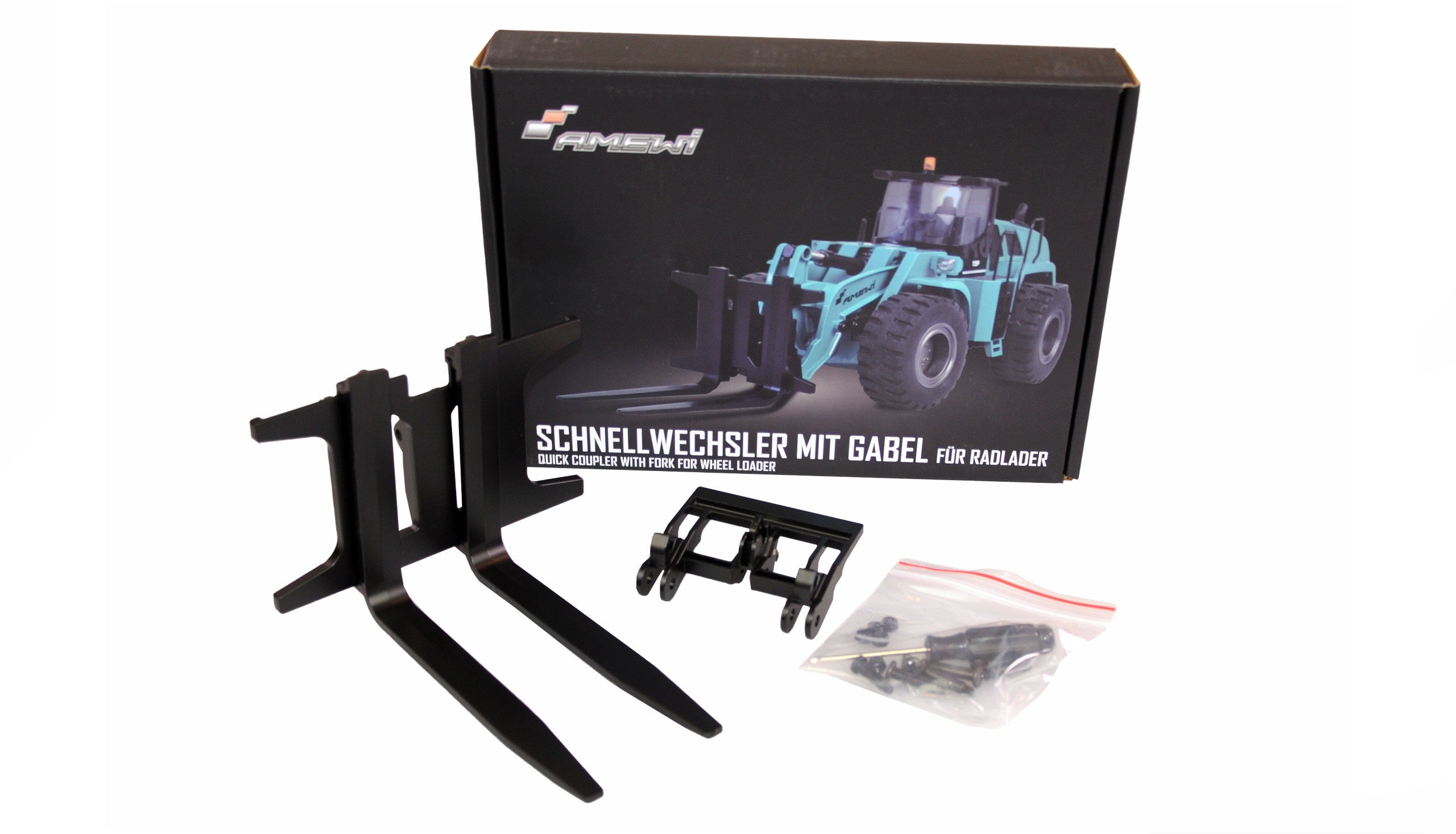 Attache rapide avec fourche pour chargeuse sur pneus G48XE - 28138