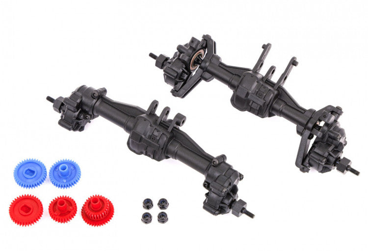 Kit d'essieu avant + arrière complet (réduction 2,56:1) pour TRX-4M - Traxxas 9843R