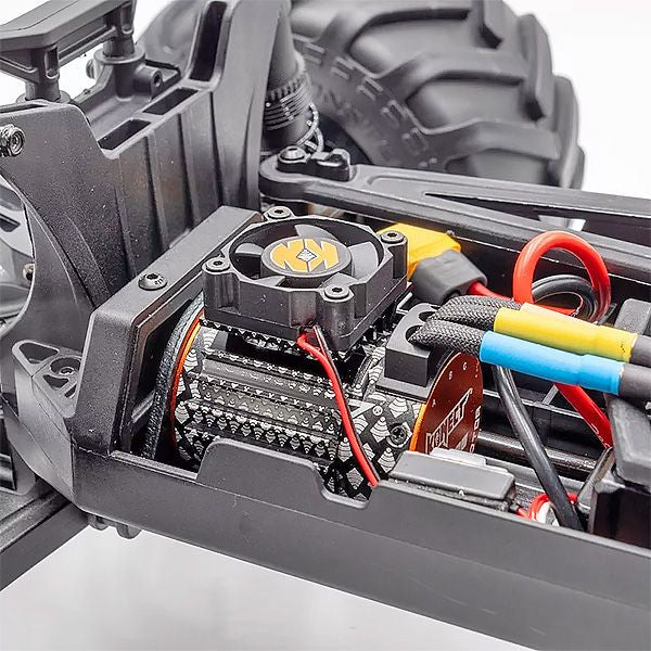 Combo Hobbytech Rogue Terra Sport bleu Monster Brushless 4x4 RTR 1/10