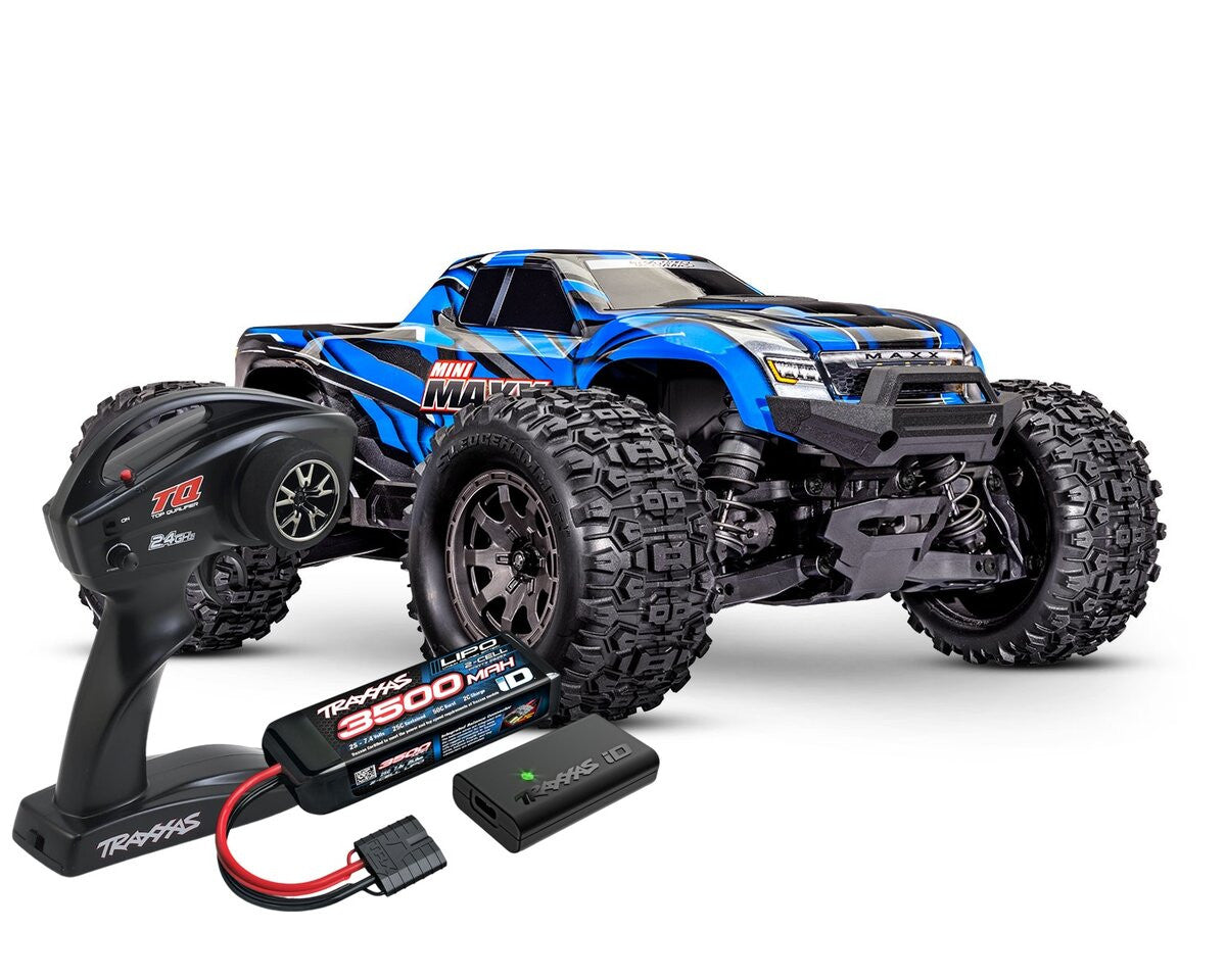 Traxxas Mini Maxx BL-2S - bleu 107154-1