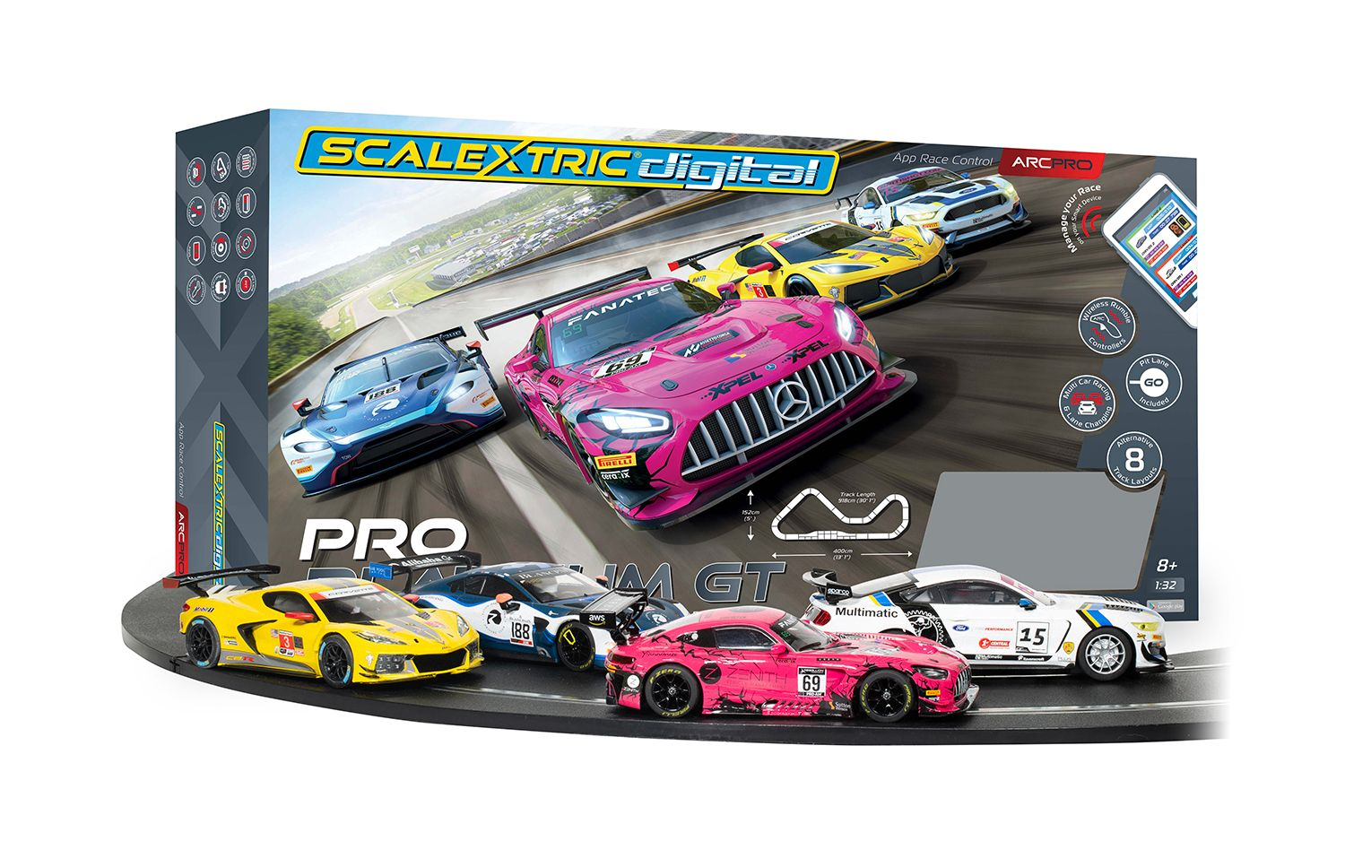 Scalextric C1436 Coffret ARC PRO - Pro Platinum