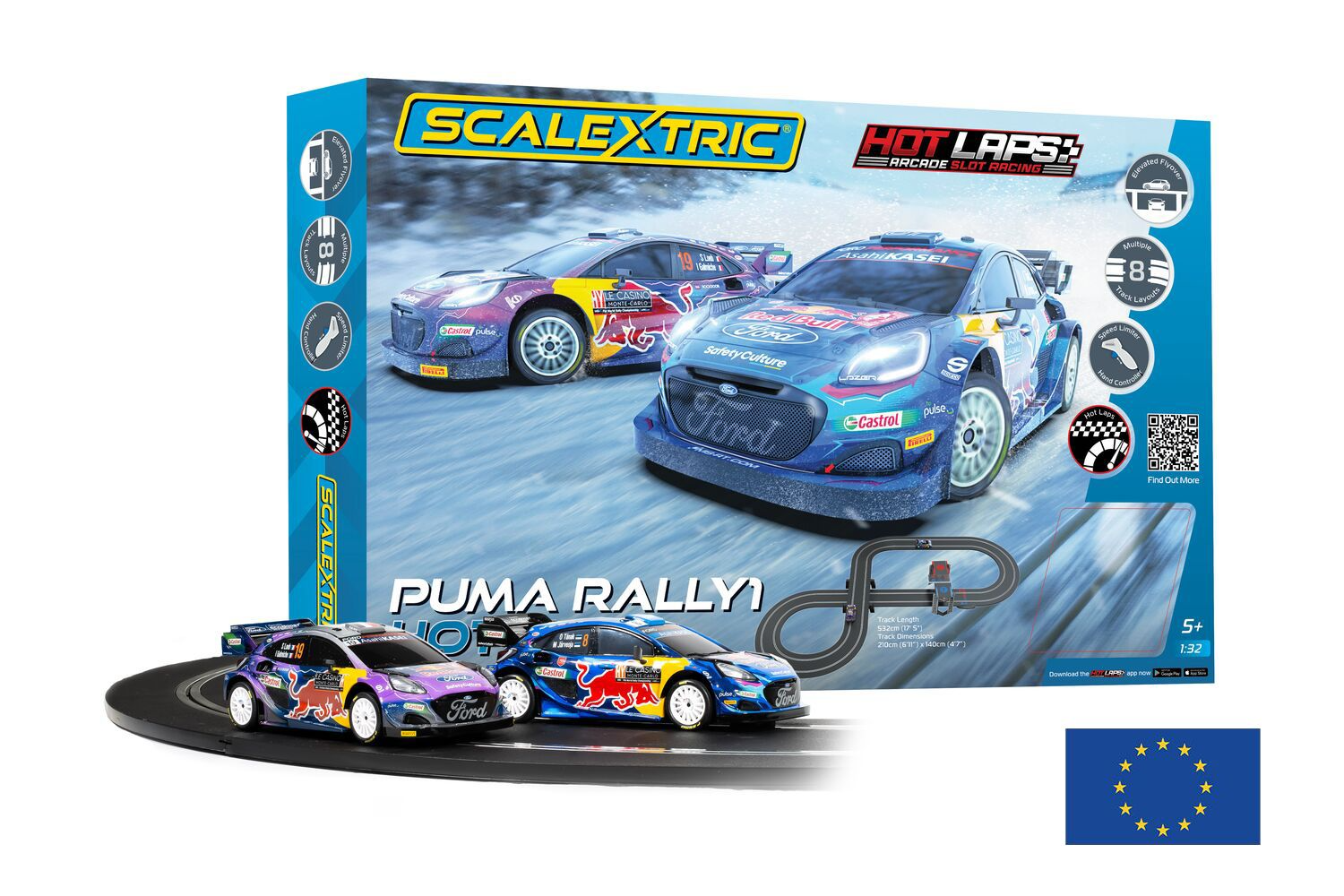 Scalextric C1452 Coffret Puma WRC Hot Laps