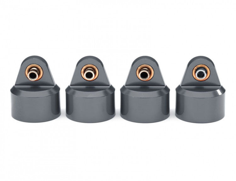 4 Bouchons pour Amortisseurs Alu gris GT-Maxx - Traxxas 8964-GRAY