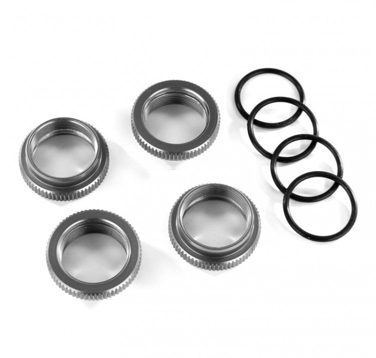 Bague de Ressort GT-Maxx Alu anodisées gris Maxx - Traxxas 8968-GRAY