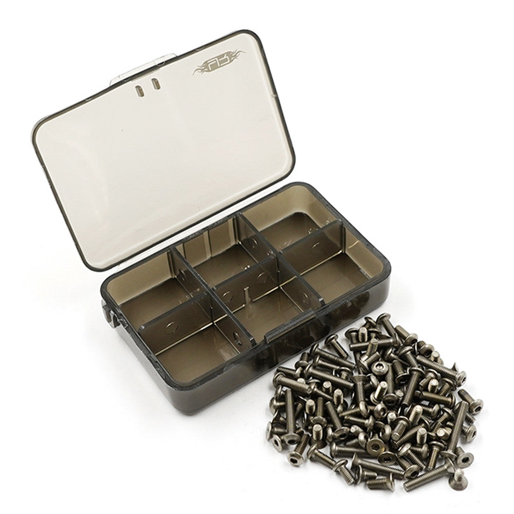 Ensemble de vis en titane assorties avec boîte pour Tamiya CC-02