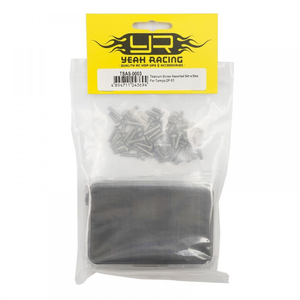 Ensemble de vis en titane assorties avec boîte pour Tamiya DF-03