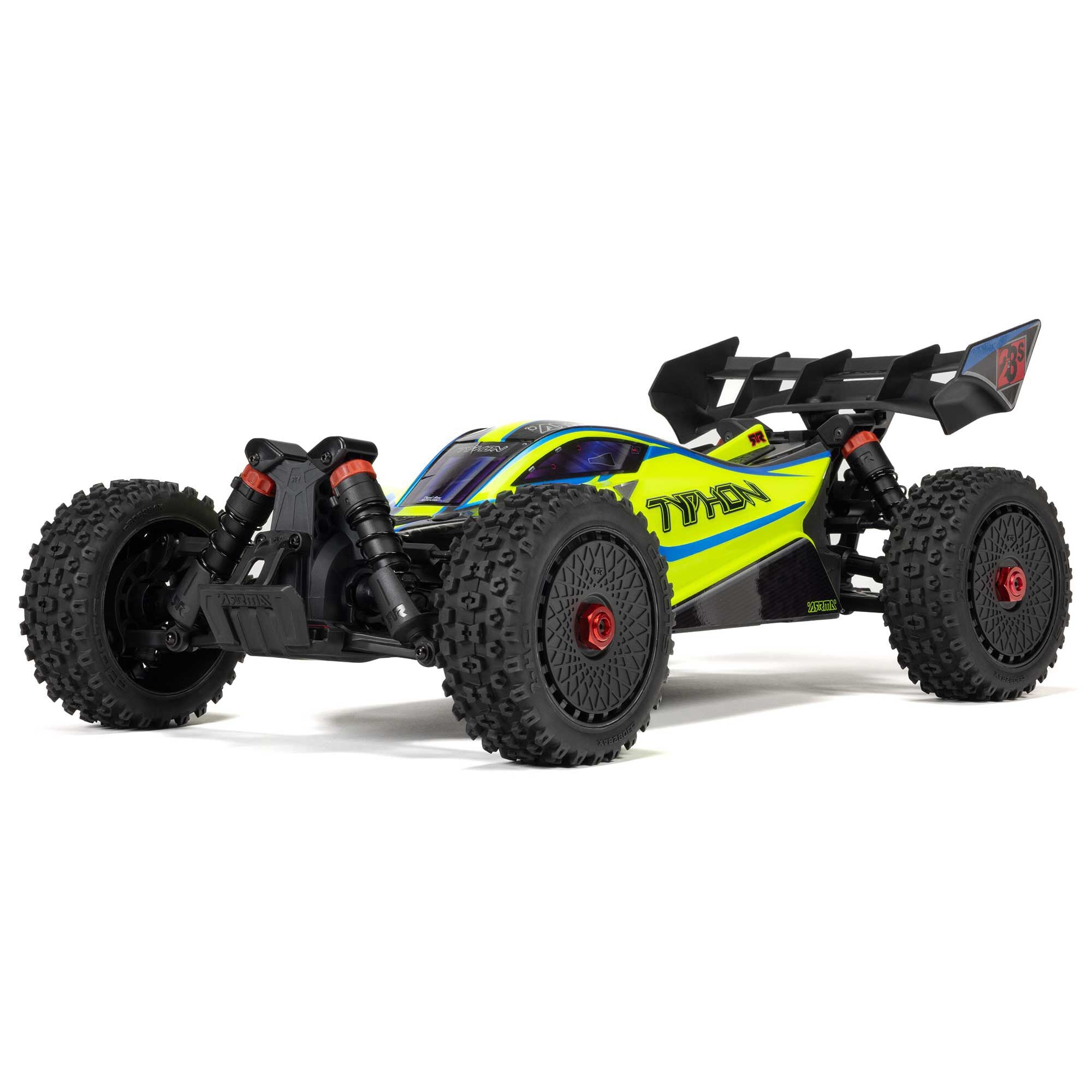 Arrma Buggy 4X4 Typhon brushless 223S BLX 1/8 avec DSC RTR jaune - ARA4306V4T2