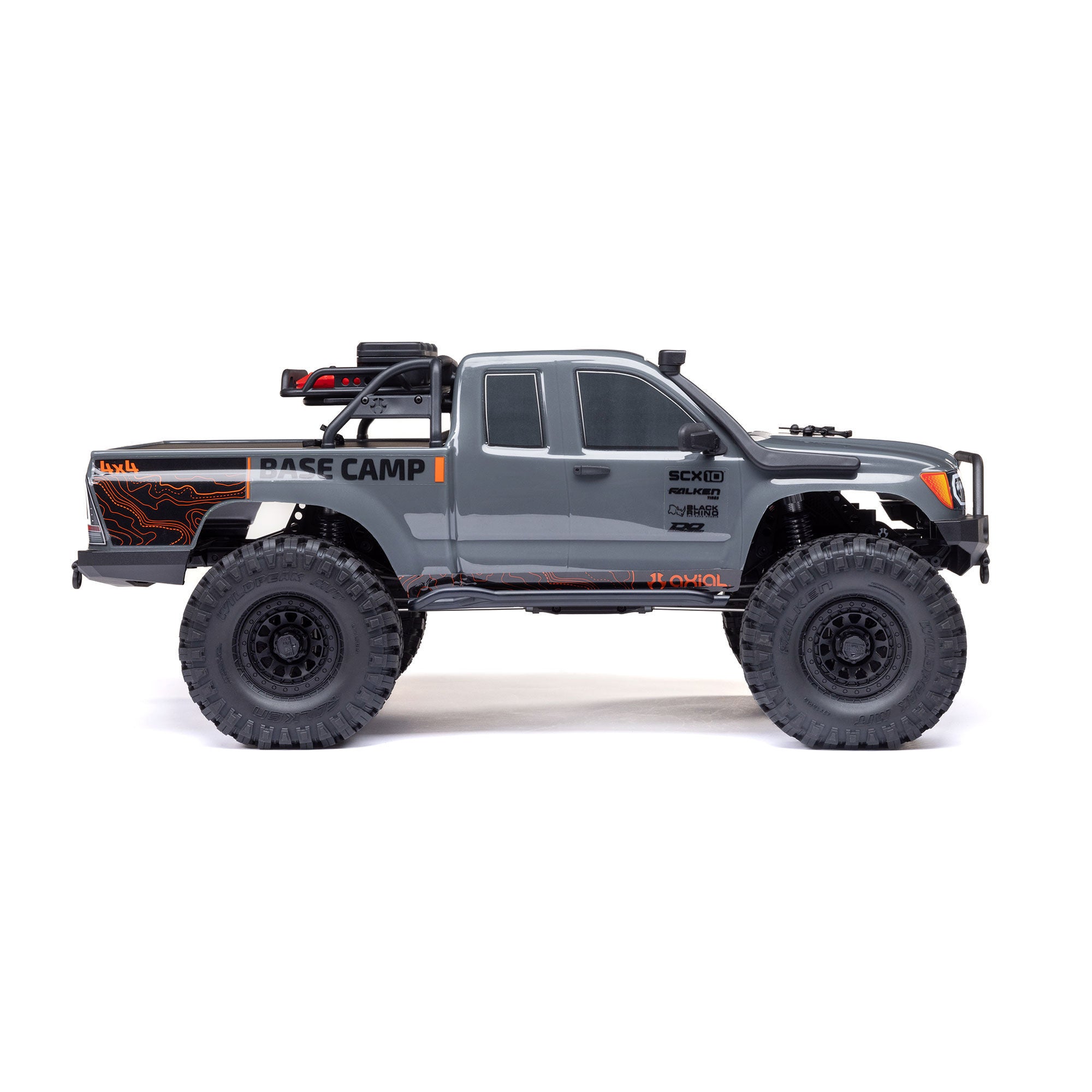 Rock crawler 1/10 SCX10 III Base Camp 4X4 RTR gris AXI-1375T2
