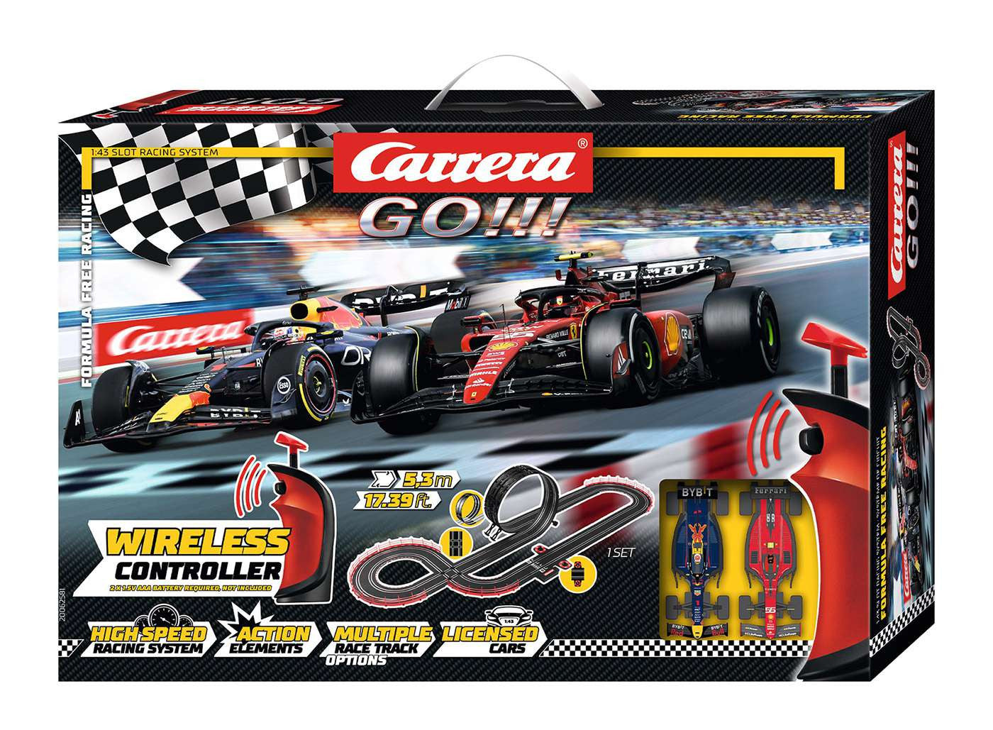 Circuit voitures Carrera GO!!! Formula Free Racing - CA62581